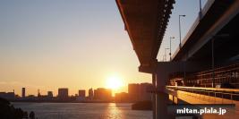 2012-12-08 浜離宮恩賜公園、レインボーブリッジ